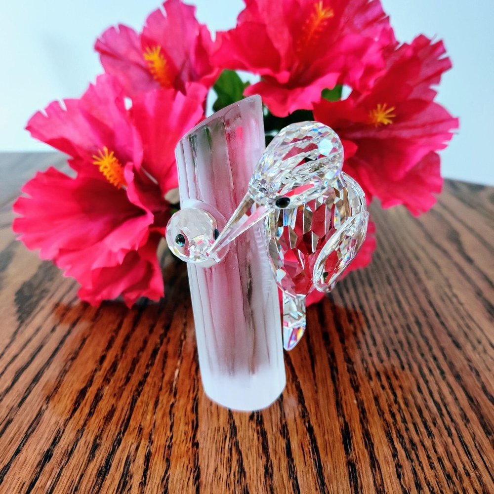 Swarovski Crystal Woodpeckers Figurine